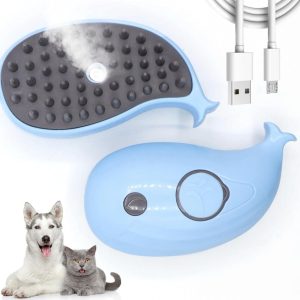 3 in 1 Cat Steam Brush for Shedding - new