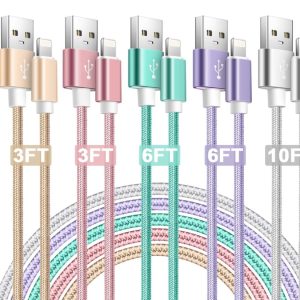 5 Pack iPhone Lightning Cables - new