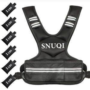 Adjustable Weighted Vest for Men and Women 4-10lbs Weighted Vest with 6 Ironsand Weights- new in box