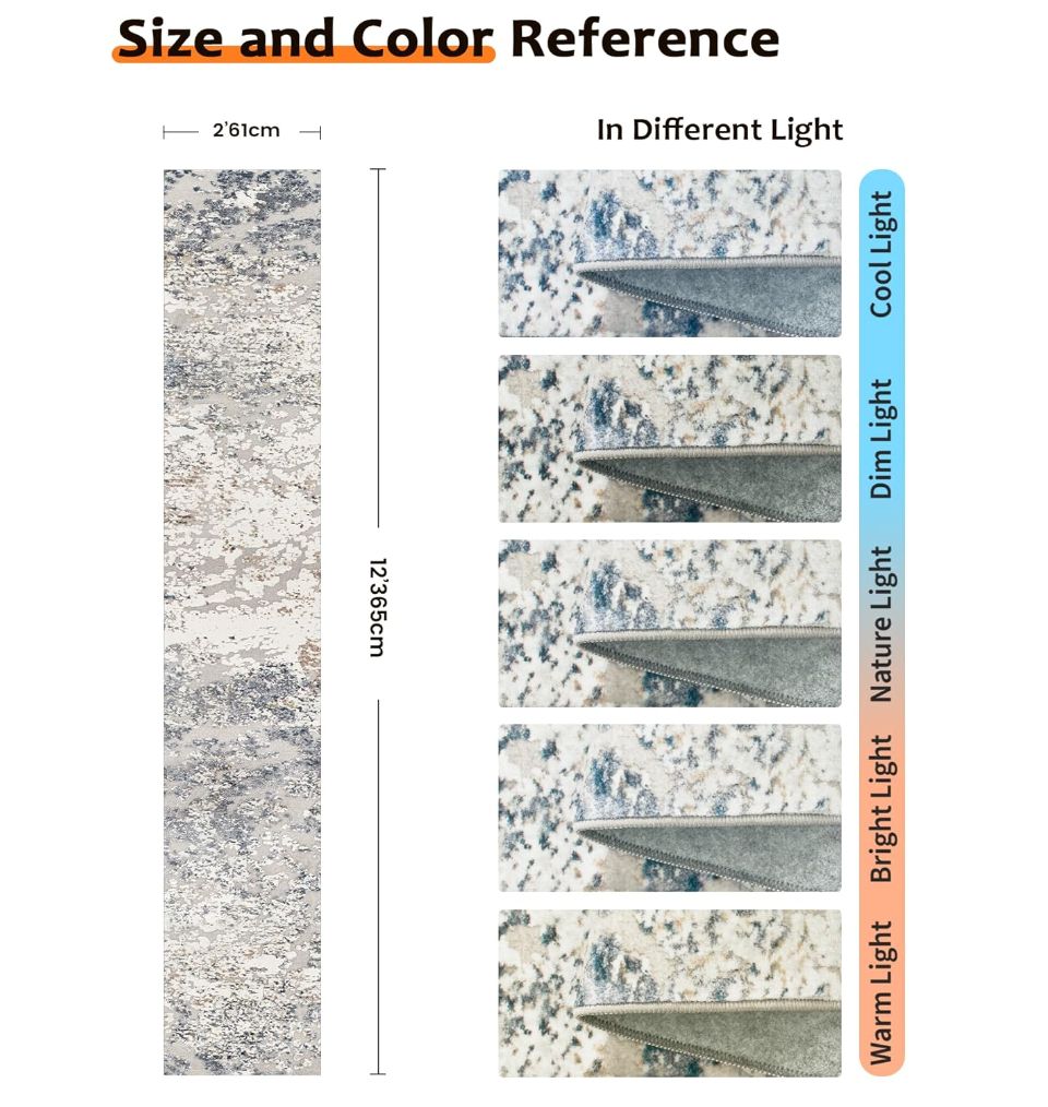 Runner Rug 2x8- Washable Runner Rugs- new in bag - Image 2