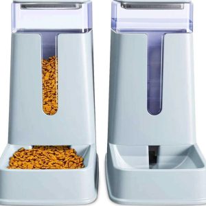 Automatic Pet Feeder - blue gray 2 - brand new in box