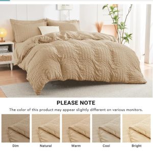 California King Comforter Set and sheets- new in bag