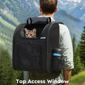 Carrier backpack cat dog backpack carrier hiking travel 11lbs new- never used