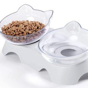 Cat Food Bowls Elevated Tilted - new in box
