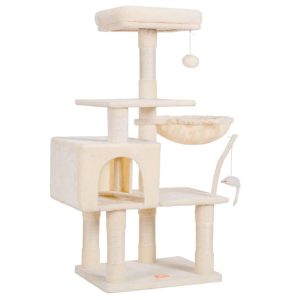 Cat Tree with Toy 51" - beige - new in box