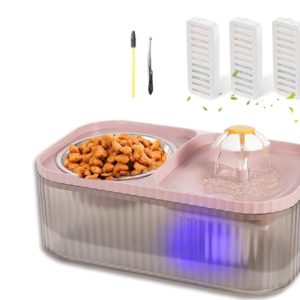 Cat Water Fountain and Food Bowl, 3L - new in box