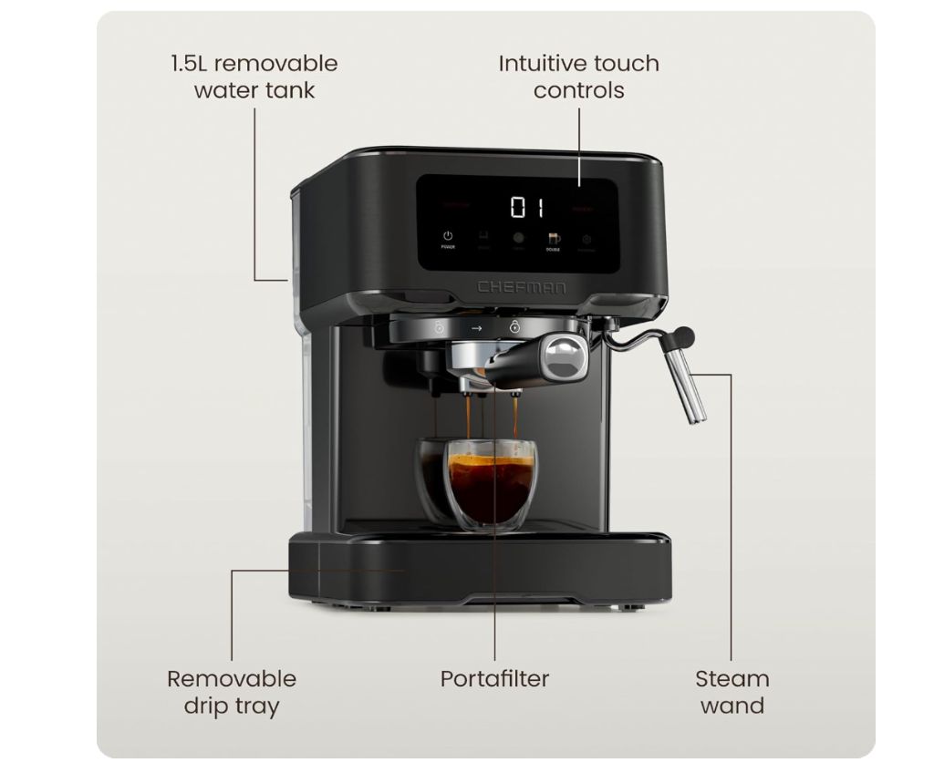 Chefman CraftBrew Espresso Machine -New - Image 3