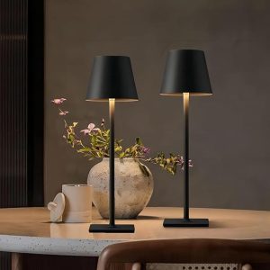 Cordless Table Lamps 2 black-new in box