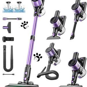 Cordless Vacuum Cleaner, 10-in-1, Purple