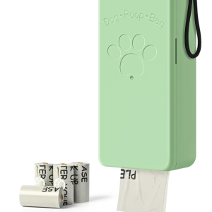 dog bag dispenser, Wall-Mounted with 4 rolls