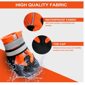 Dog Shoes, Waterproof Non-Slip Dog Boots XXL -new