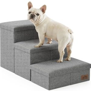 Dog Stairs with Storage, 3-Step, 180 Lb -new in box