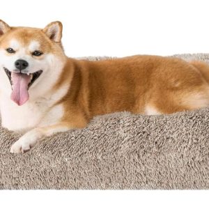 dog crate bed large dogs 35x23 brown- New