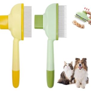 Flea Comb for Cats Dogs Brush for Shedding Pet Hair - new in bag