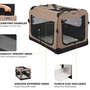 Folding Dog Crate M- 20x12"...25lbs - new in box