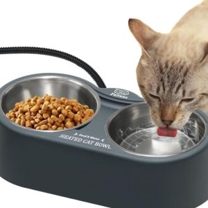 Fuliuna Heated Cat Bowl, Outdoor Heated Pet Bowl - new in box