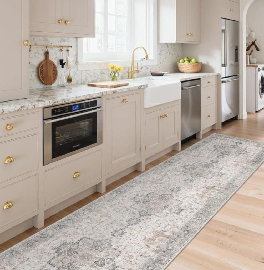 Runner Rug 2.6x4 Machine Washable