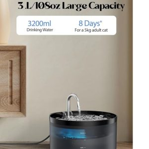 GIOTOHUN Cat Fountain light use- black