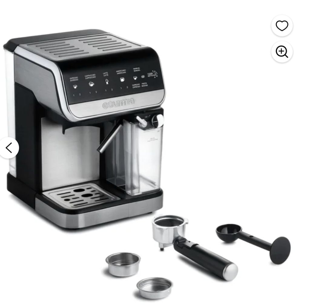 Gourmia 8-in-1 One-Touch Espresso, Cappuccino, Latte & Americano Maker with Automatic Frothing - Image 3