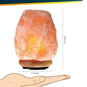 Himalayan glow natural pink salt lamp natural air purifier reduces stress/allergies