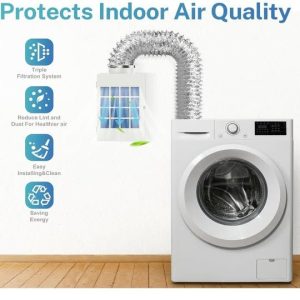 Indoor Dryer Vent Kit, Dryer Vent Box for Electric Dryer - new in box