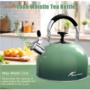 Kettle tea kettle stainless steal 2.5q- new