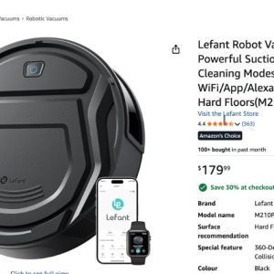 robot vacuum 4000Pa Cleaner- new in box