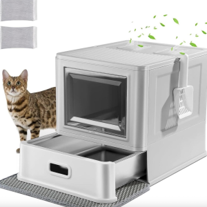 Marchul 29B Stainless Steel Cat Litter Box Upgraded- gray - new in box