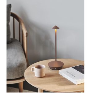 Modern Cordless Table Lamp 1 brown-new in box
