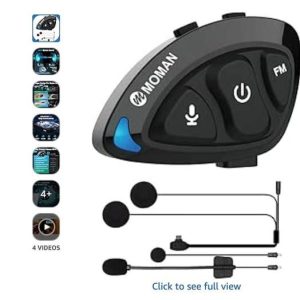 Moman Motorcycle Helmet Headset, RS-S Motorbike Helmet Speaker- sealed