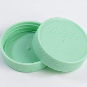 NEW- 9 Pack Green Wide Mouth Mason Jar Lids
