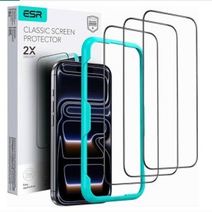 NEW-ESR 2-Pack Tempered Glass for iPhone 17 Pro