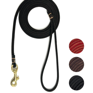 NEW- Guiding Star Leather Dog Leash 6 ft x 1/4 inch,Thin and Lightweight Leather Leashes for Small Dogs