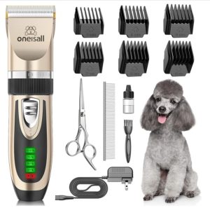 oneisall Dog Clippers Low Noise- open box new in box
