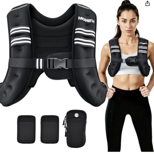 Weighted Vest, 12lb Weight Vest - black