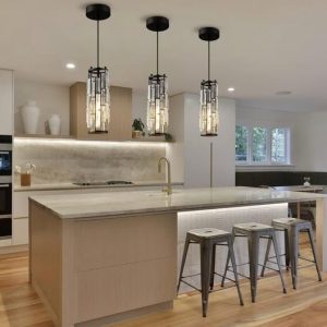 Pendant lighting black- new in box