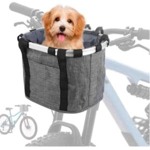 pet bike basket grey- new in bag