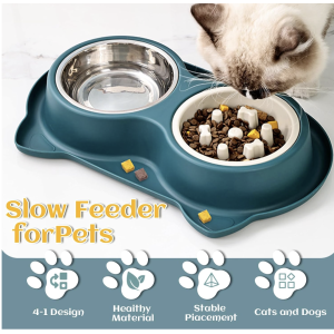 pet slow feeder set