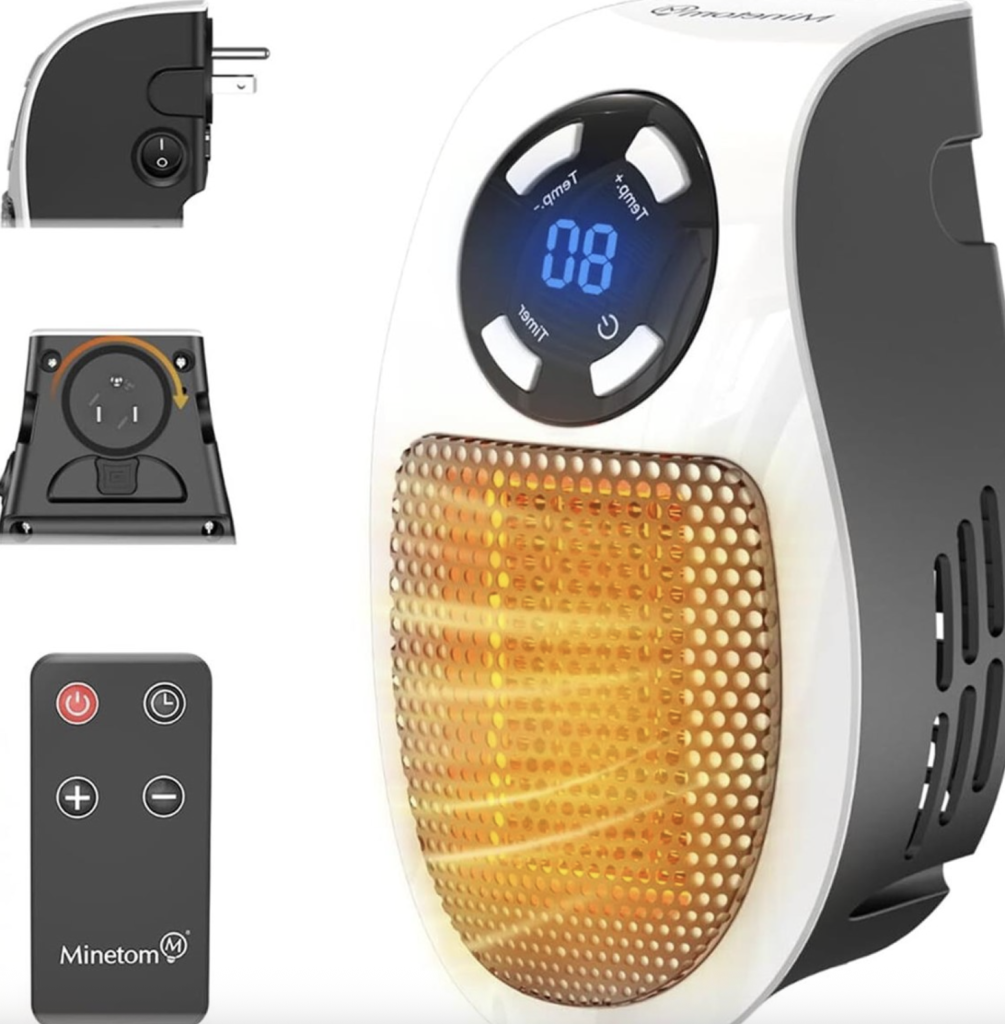 Plug in Small Space Heater for Indoor Use- new in box