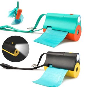 Poop Bags Dispenser with LED Flashlight-New in the box