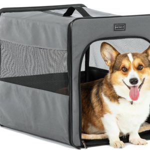 Portable Dog Crate 24" Grey- new in box