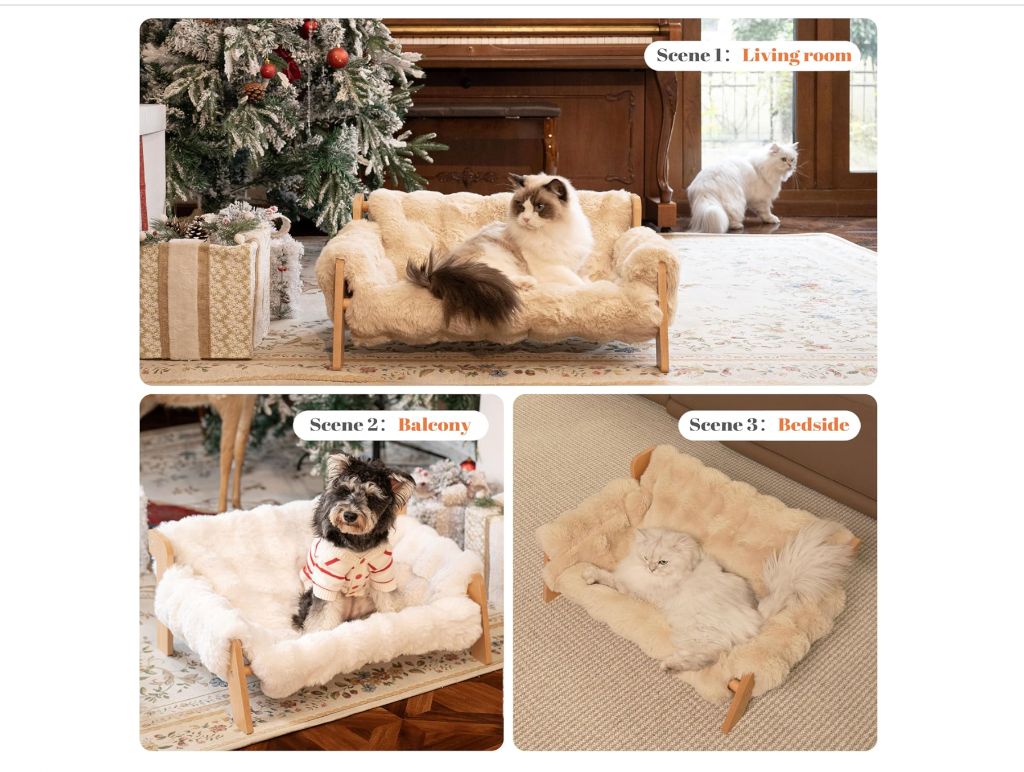 Raised pet Couch Bed for Indoor pets- new in box