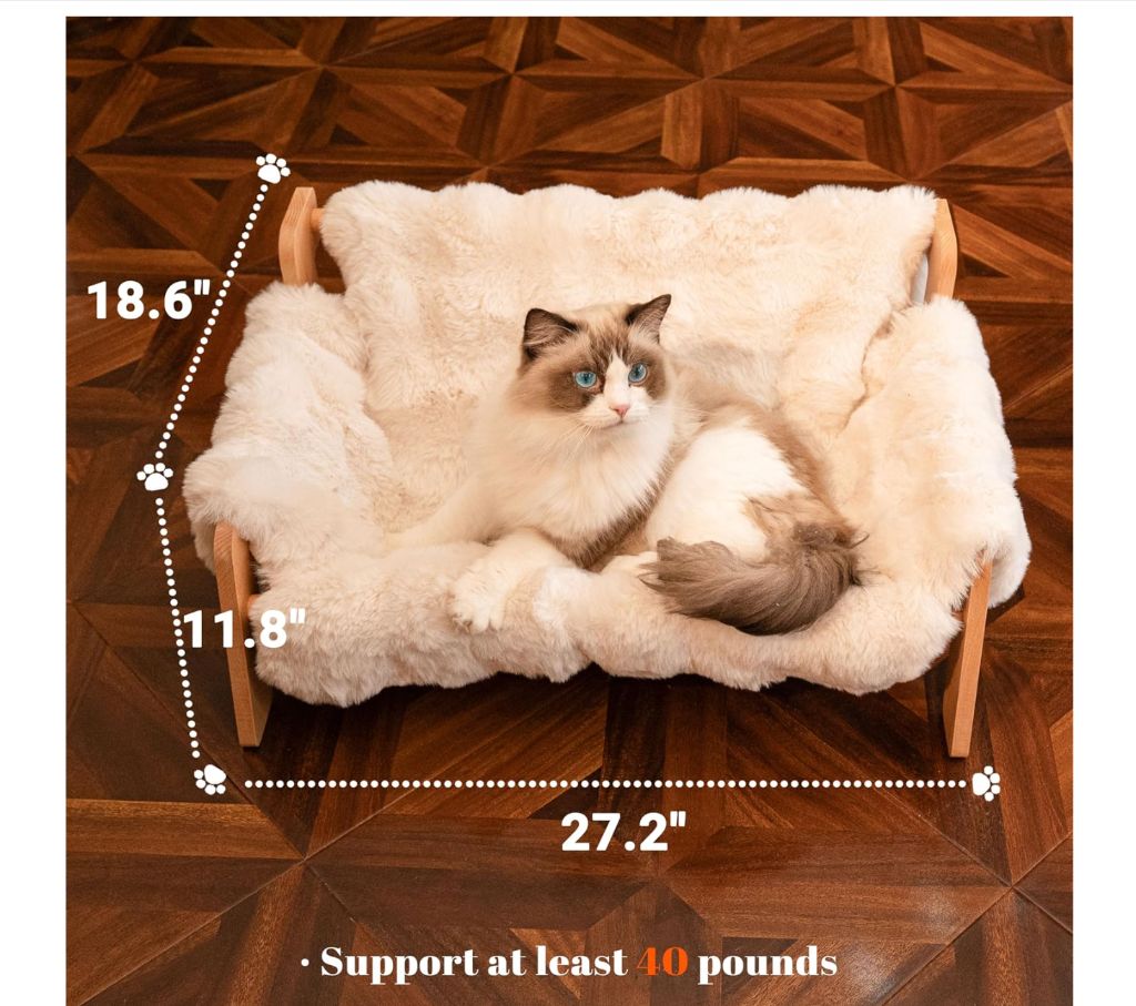 Raised pet Couch Bed for Indoor pets- new in box - Image 2