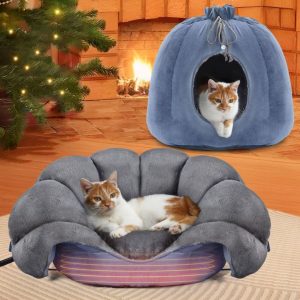 Rywell Cat Bed, 2-in-1, Indoor 20in - new in box