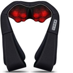 Shiatsu Kneading Back Shoulder Massager Heat- new in box