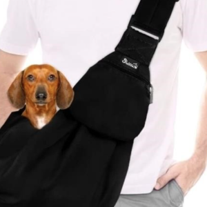 SlowTon Dog Carrier Sling black L- new
