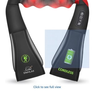 Snailax Shiatsu Neck Massager, Kneading Shoulder M- new in box