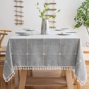 Table Cloth Rectangle Table, Stylish Dining- 55"x86" table cloth