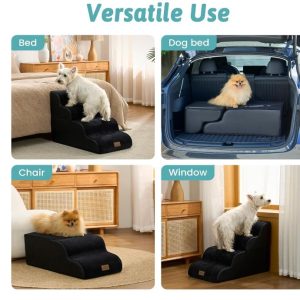 dog ramp 4 Tier Removable Wider Pet 16x29x20inch, - new in box