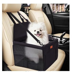 Pet car seat , medium seat black- new in box